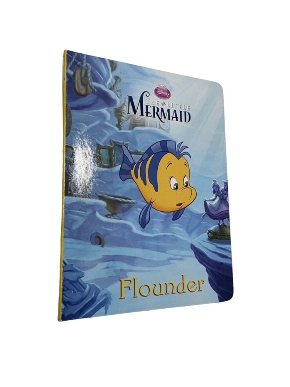 Disney The Little Mermaid Flounder Childrens Book Hardcover Book 2013 u